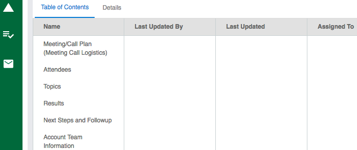 Call Plan Example