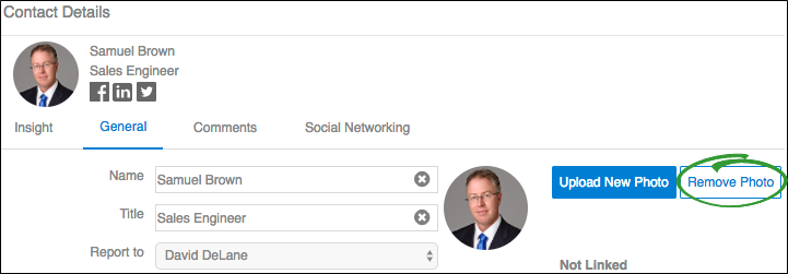 Remove Contact Photo