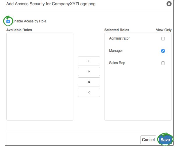 Add Security to Documents