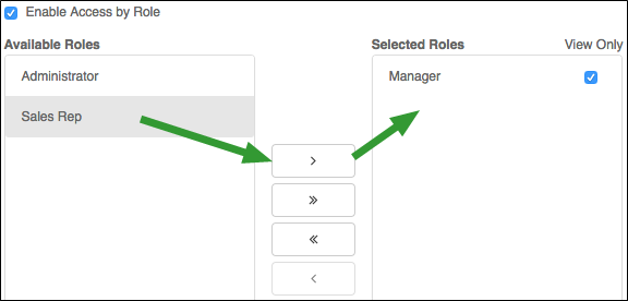 Moving Roles for Security