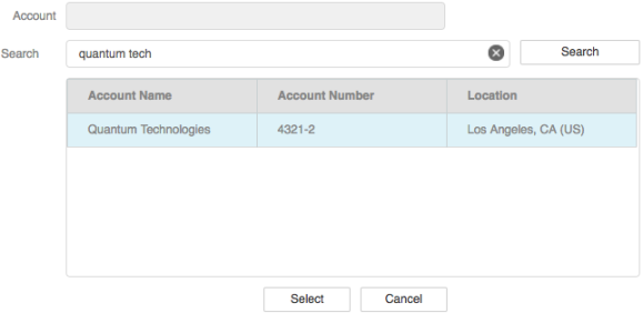Assign parent account
