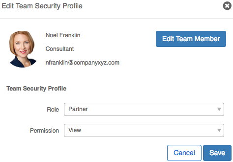 Team Security Profile